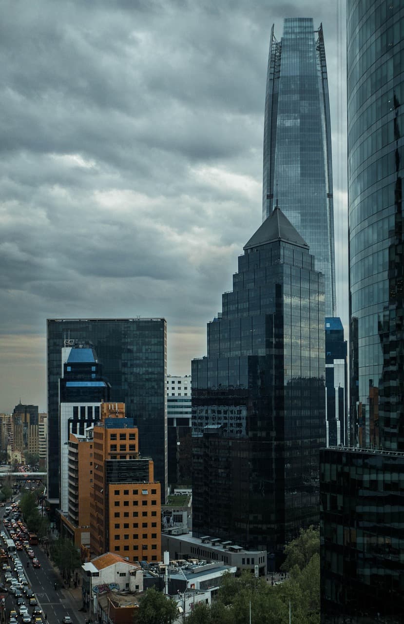 Widok na Santiago de Chile