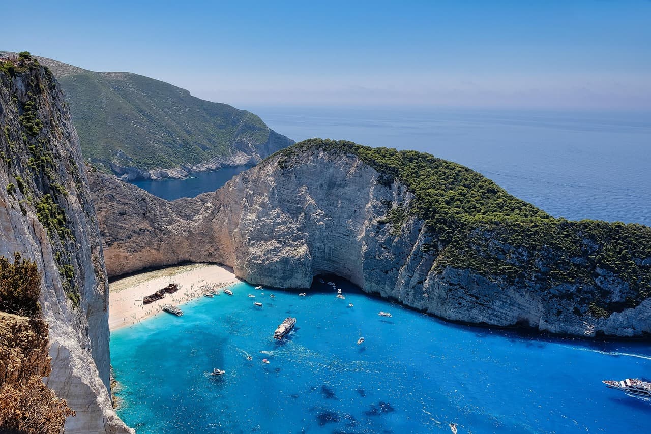 Plaża Navagio na Zakynthos