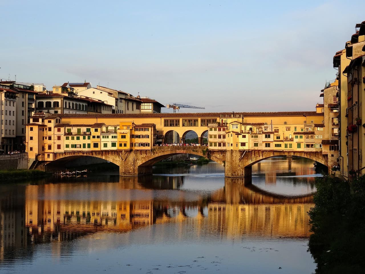Widok na Ponte Vecchio